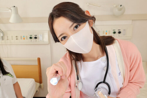 【VR】【8K VR】マスク美女の看護師に退院するまで見つめられ、射精させられる入院生活5