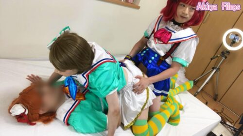 Lets! Blue sky Dancing Heart ! キラキラ衣装を着てドップリ！ねっちょり！３Ｐでドピュ！ コスプレハード