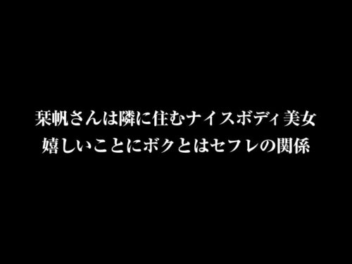 【VR】【8KVR】ヤリたい時に現れて一発ヤったら去っていく…隣のお姉さんの柔らか巨乳は今日も僕の指を求めてる 浜辺栞帆