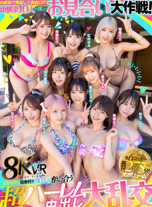 【VR】同窓会で帰省した幼馴染10人が僕とお見合い大作戦!~女だらけの田舎村で僕1人を奪い合う超ハーレム中出し大乱交~