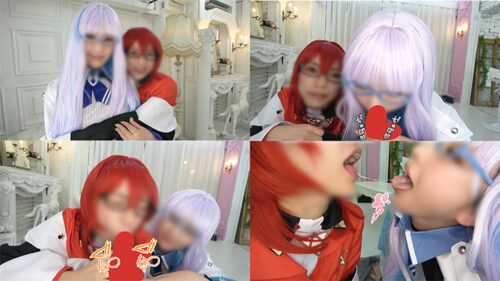 [4K]おまたせ、待った？逆ハーレム中出しヘノレエスタート！百合カップルに何度イっても肉ディルド扱い？いつパコレイヤーVol.65 コスプレハード