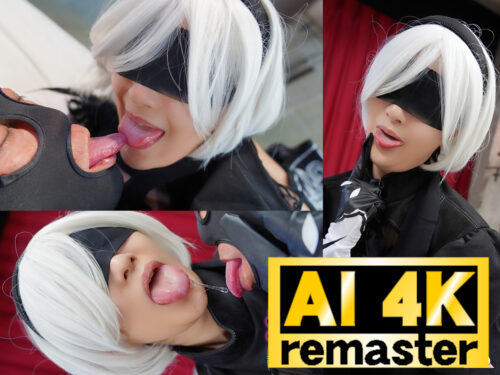 【AI 4Kリマスター版】ご奉仕ベロちゅうDキス特化型性愛人形 コスプレハード