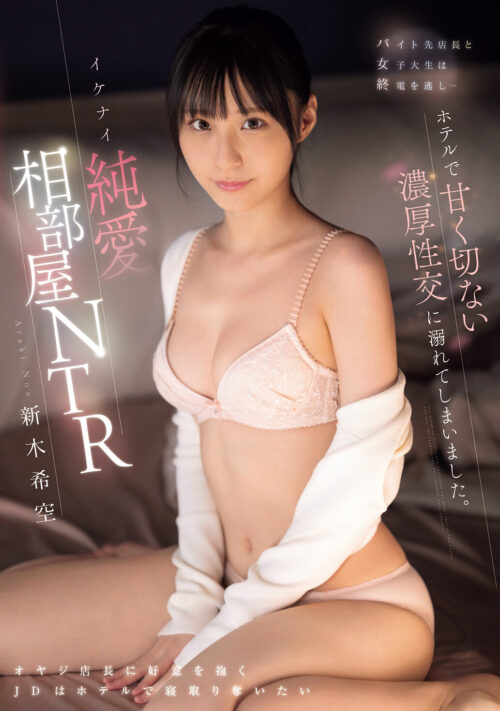 バイト先店長と女子大生は終電を逃し…ホテルで甘く切ない濃厚性交に溺れてしまいました。イケナイ純愛相部屋NTR 新木希空