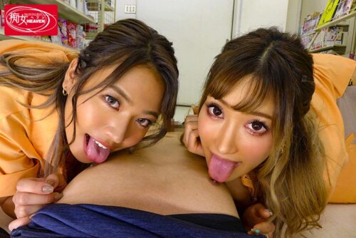 深夜のコンビニ 客が少なく退屈した痴女ギャル店員の朝まで暇潰し中出し接客！ AIKA 今井夏帆