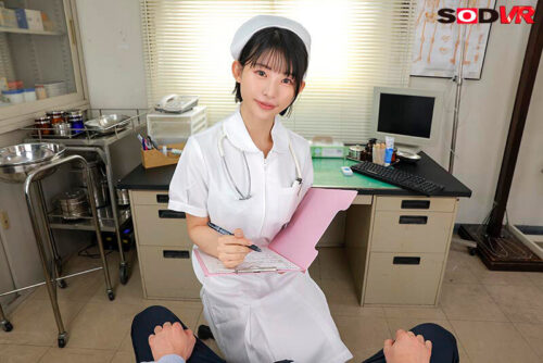 【VR】【8K】射精したい時に呼び出すと24時間どんな時でも ヌイてくれる痴女ナースがいる病院 宮島めい