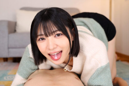 【VR】【8K】チューしながらイカせてア・ゲ・ル 特濃ベロチュウ手コキ