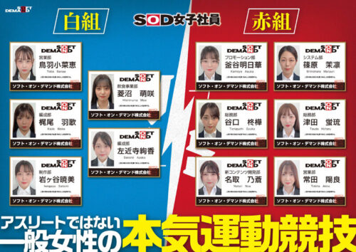 【特典版】SOD女子社員 2025年度ソフト・オン・デマンド運動会 男女総勢37名の社員合戦！