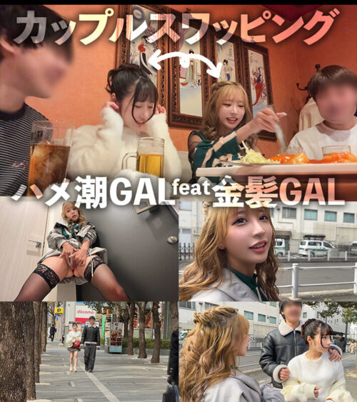 NTR【GAL PARTY】 気持ちよければなんでもOKの今時ヤリマンギャル達のNTRパ~リ~ッ3!!GAL2名