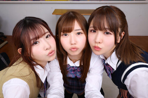 【VR】【8K VR】3年H組ハーレム美少女祭り! 全員と生中出し放題SP学園祭!