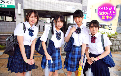 【VR】ナチュラルハイ25周年記念作品 海の家のバイト娘4人(全員ちっぱい)と公然交際!?僕のことが好き過ぎるびしょ濡れキツマンに無限射精!子づくりイチャラブラブラブラブ温泉旅行