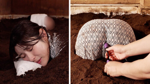 美人CA(既婚者)限定 砂風呂に埋まって身動きできない〇淫NTR拘束マッサージ 横が見えない状態で、隣に夫が居るのにイッてもイッても止めずに絶頂させ続けた女の「サイレント絶叫」