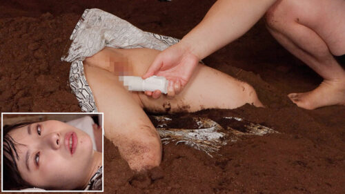 美人CA(既婚者)限定 砂風呂に埋まって身動きできない〇淫NTR拘束マッサージ 横が見えない状態で、隣に夫が居るのにイッてもイッても止めずに絶頂させ続けた女の「サイレント絶叫」