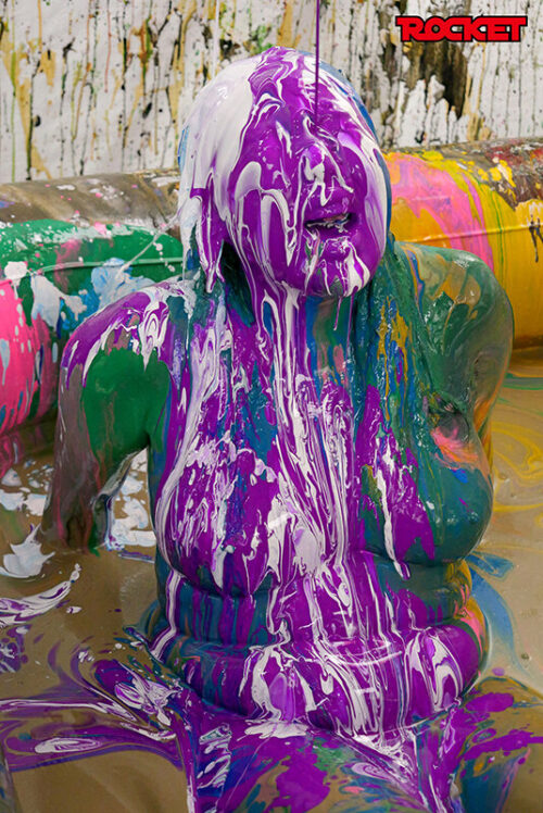 ROCKET18周年記念作品 どろんこプールにドボン!ウェット&メッシー(WAM)人間クレーンゲーム ~ボディペイントで巨大クレーンゲームのアームになって景品ゲットだぜ!~