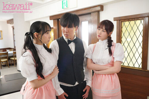 最強ボディのキレかわセフレちゃん二人の奪い合い中出し!?バイト先の美人可愛い先輩たちが毎日甘とろねっとり杭打ち騎乗位でザーメン搾取してきます。