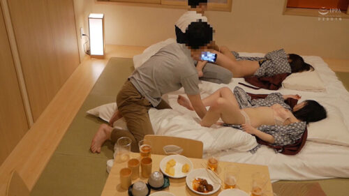 慰安旅行中の男女2組のパコパコ動画が流出