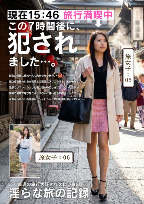 淫らな旅の記録13:45この8時間後に、夜〇いされました…。