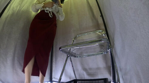 アニメ美女体型のおねえさんのお着替え