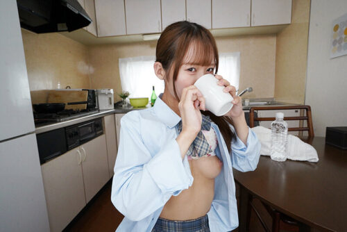 【VR】連れ子に媚薬ボディーチェック!すると娘からキメセクしたくて逆夜●い!天羽りりか【8K】