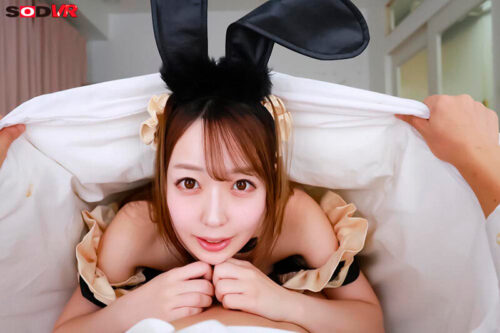 【VR】【8K】「制作した衣装のメイドバニーがセクシーすぎて気絶!お泊りドキドキH前夜祭 学園祭衣装制作でお泊り 誘惑と可愛さの最強タッグメイドバニー」 高瀬りな