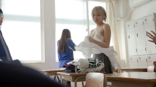 【俺たちの穴】 金髪転校生とサイレントSEX C-4 はるの 安堂はるの