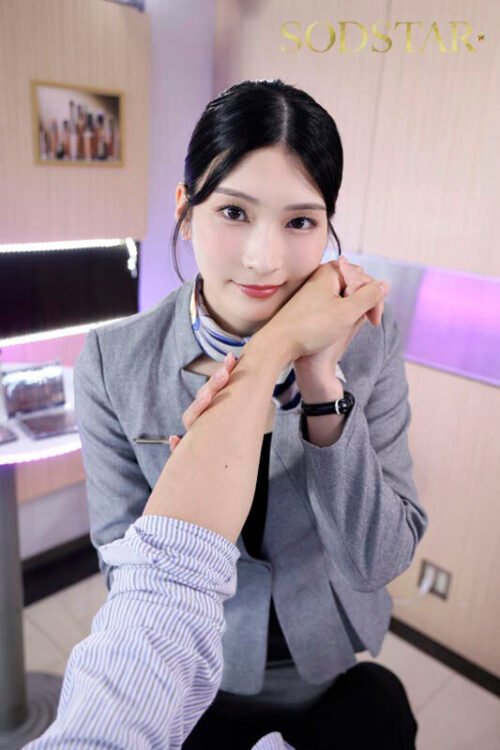 「ばっちりお化粧した私とあの子どっちが良いの?」恋人がメイクアップ中の20分暇そうな付き添い彼氏をフェラ&SEXで顔射させる美容部員 本庄鈴