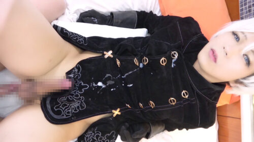 ショタっ子りつ ナイン〇君コスで中イキトコロテン2連続射精 僕の雄ま〇こ気持ちいいですか? コスプレハード