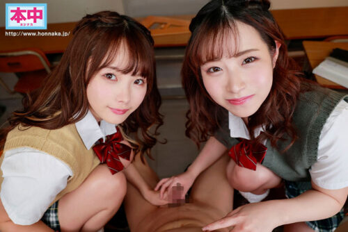 【VR】僕には人権のない放課後 クラスの小悪魔ビッチ2人組の肉バイブに任命されました ち○ぽWいじり＆女潮W直浴び＆連射強要W騎乗位中出しいぢめ体験VR 沙月恵奈 松本いちか