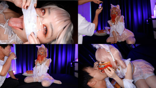 ベールで隠された魅惑の発情コスプレイヤーのオフパコフェベチオ