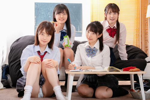 【VR】めちゃエロ制服美少女がボクのチ○ポを奪い合い！？女子○生ハーレムで挿れ放題スペシャルVR1014分BEST