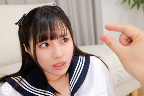 【VR】気持ちイイと絶頂アへ顔白目になる色白小柄制服女子のキツキツおま〇こに大人ち〇ぽスローピストン調教で潮吹きおま〇こが完成 松井日奈子