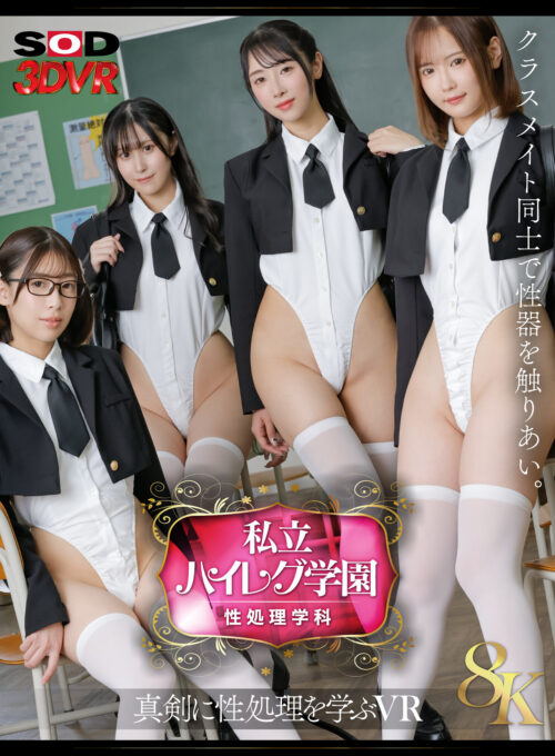 【VR】【8K】私立ハイレグ学園 性処理学科 ～クラスメイト同士で性器を触りあい。真剣に性処理を学ぶVR～