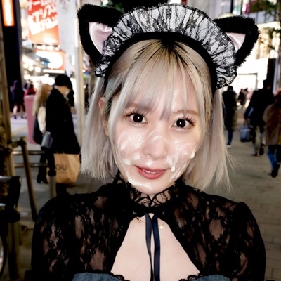 【Hカップ従順ペット】カフェ店内で露出オナニー→猫耳コスプレ8発ぶっかけ乱交SEX→白濁ザー汁メイクで繁華街を顔射ウォーク【個撮】 コスプレハード