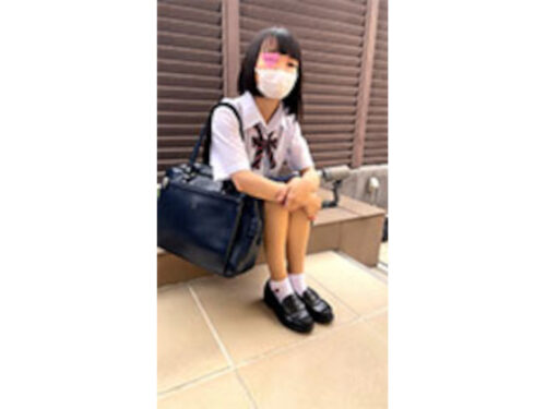 17時間着用【低身長145cm】白パン（フルバック）×制服×黒髪＝最強美小女※人生初のラブホに戸惑う娘と本番有りのパパ活 同人動画