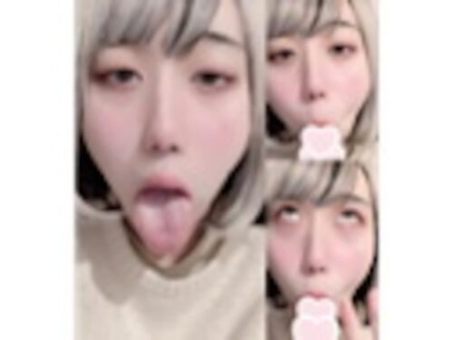 【第二弾】例の青い目をしたハイトーンコンカフェ嬢が白目を剥きとんでもないアヘ顔でご主人様の立派なおチンポを擬似イラマにごっくんご奉仕致します。 同人動画