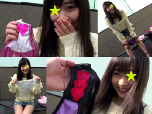 【個撮】下着を売りに来ためっちゃ可愛いお姉さんの生々しい脱ぎたてパンティー 同人動画