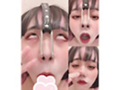 現役美少女コンカフェ嬢が鼻フックアへ顔ダブルピースで見つめ合いながらご主人様のおチンポイラマに疑似ごっくん撮影会 同人動画