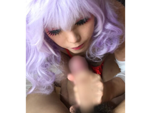 アニクラで見つけた男の娘のフェラ抜き２ コスプレハード