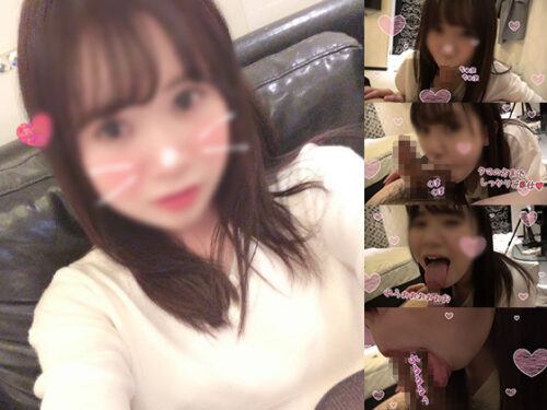 個撮)現役女子大生ののかちゃん！ペロペロフェラ顔がくっそ可愛いJDのノーハンドフェラ 同人動画