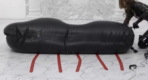 全身拘束・ラバーインフレータブルスリープサックイメージ動画 同人動画