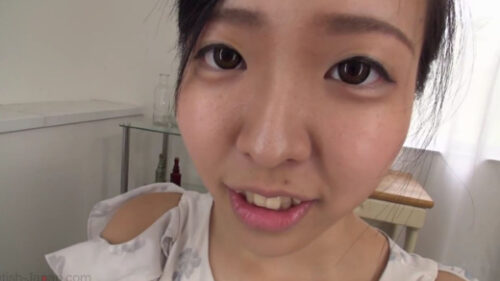 鈴森るなちゃんの歯・口内自撮り 同人動画