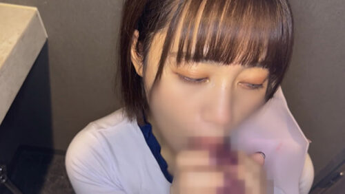 【顔出し】中出し直後のそらちゃんを撮影バイト君にフェラさせました。 同人動画