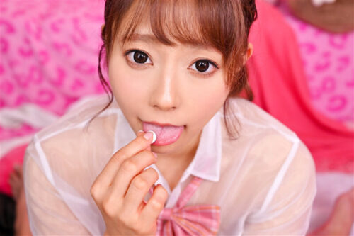 【VR】【お触り禁止！本番禁止！】健全J○リフレで【真面目なS級美少女J○を媚薬でガンギメ！】発情させて絶頂連発させヤリタイ放題愉しみ【口内射精・中出し2発】生姦キメパコ 河南実里