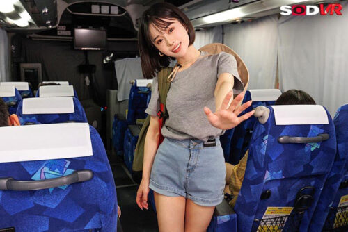 【VR】【8K】【フェス帰り×夜行バス】ライブで意気投合した小悪魔美少女にゼロ距離密着ささやきされ続けた山梨→新宿間 MINAMO