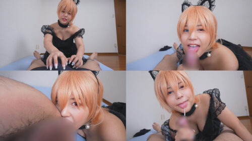 💛唾液タップリのフェラとパイズリで射精させてあげた動画💛 コスプレハード