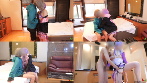 オタク友達に結月ゆかりコスでじっくりいじりあいしてパコパコ コスプレハード