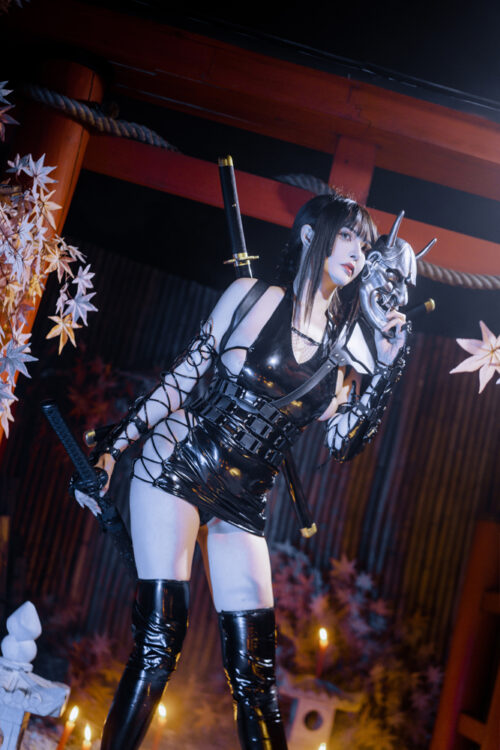 ★8K★Coser-QIUHEKEJI No.133 艶・忍 67P2V 同人動画