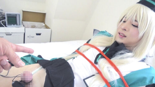 地方変態男子の初コスプレセックス おち●ぽ気持ち良すぎてメス声悶絶破顔 コスプレハード