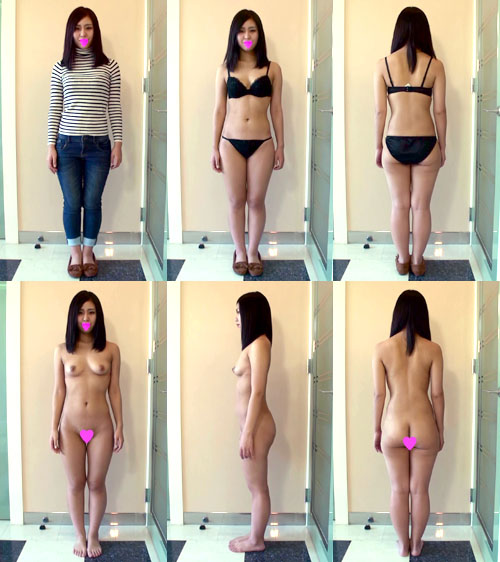 ■素人娘　全裸鑑賞　★ひなた　【個人撮影】 同人動画