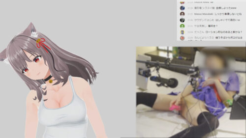 桃山ねるさん004/実写付き視聴者参加型遠隔操作おもちゃ初体験即堕ち配信 コスプレハード