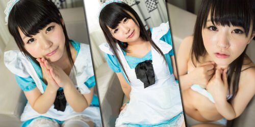 【僕の可愛いメイドにオナニーさせてみた】 コスプレハード